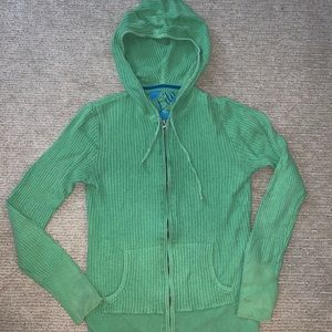 Green thermal zip-up